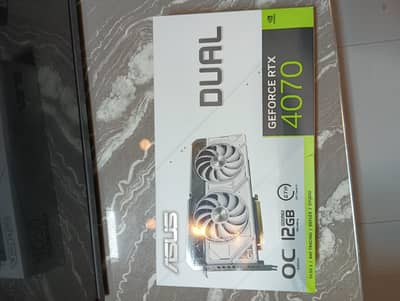 ASUS Dual GeForce RTX 4070 OC Edition 12GB – Excellent Condition
