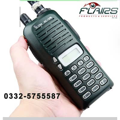 ICOM IC-V8 Professional VHF Handheld Two-Way Radio – 5.5W High-Power