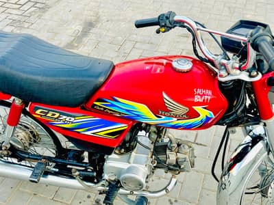 Honda 70 red new bike 2021