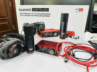 Focusrite Scarlett Solo Studio USB Audio Interface (3rd Generation)