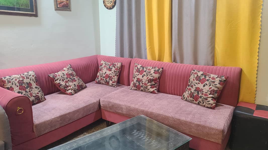 L SHAPE SOFA  , BED  0