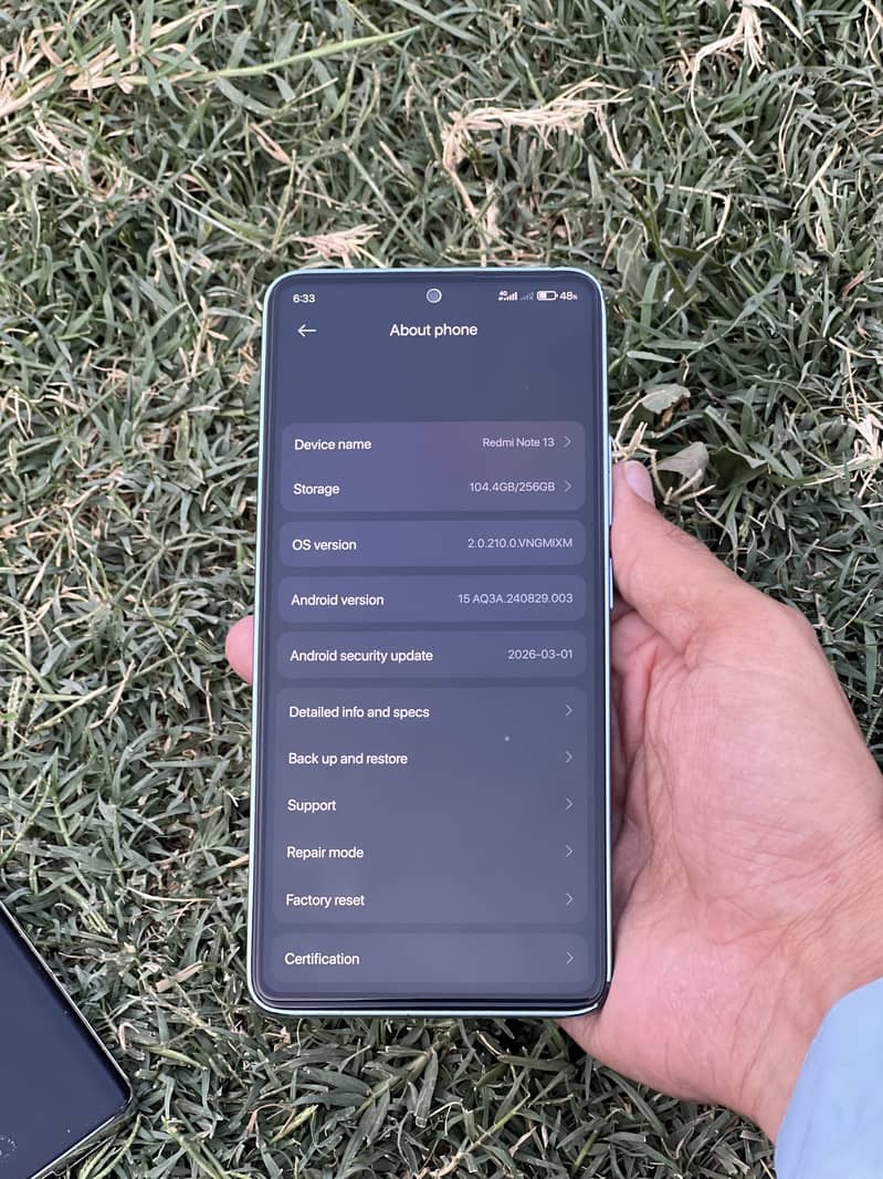 Redmi note 13 5