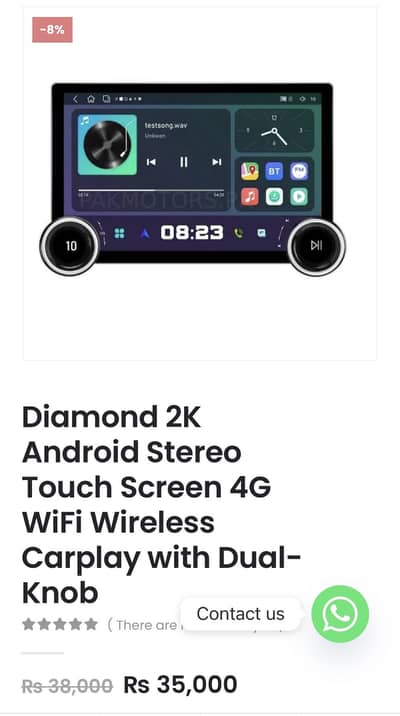 Android panel diamond two auto CarPlay universal size