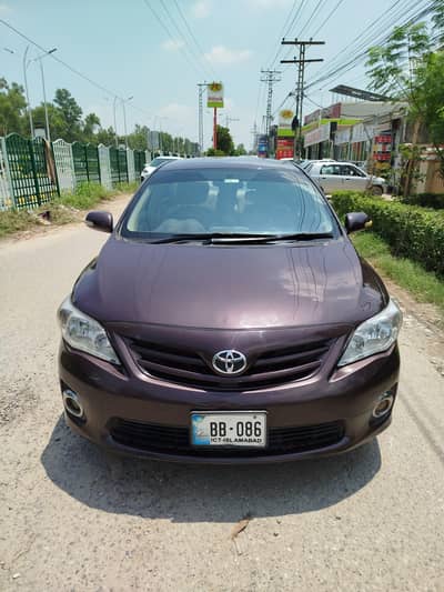 Toyota Corolla GLI 2014 Red vine color