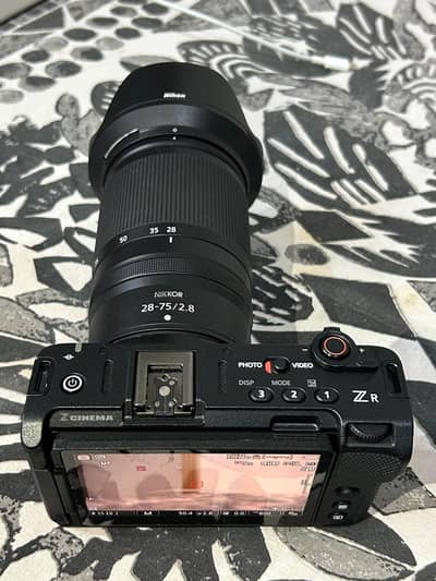 Nikon ZR Red Cinema Camera with Nikkon 28-75mm 2.8