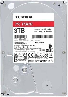 Toshiba brand 3 tb desktop hard