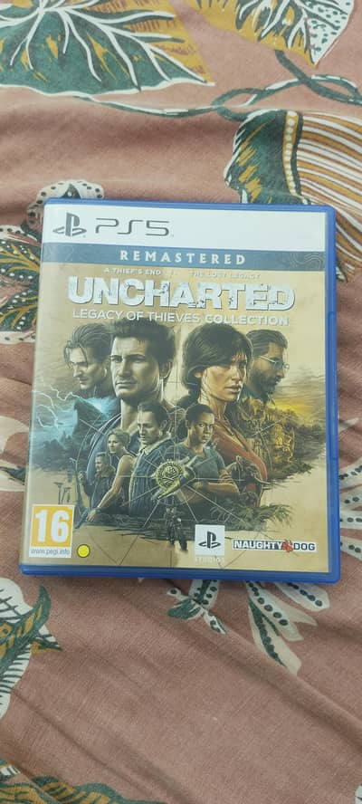 Uncharted Legacy Of Thieves Collection Ps5 Disc