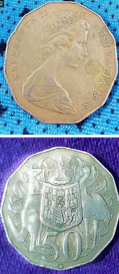 Australian coin 50 cent