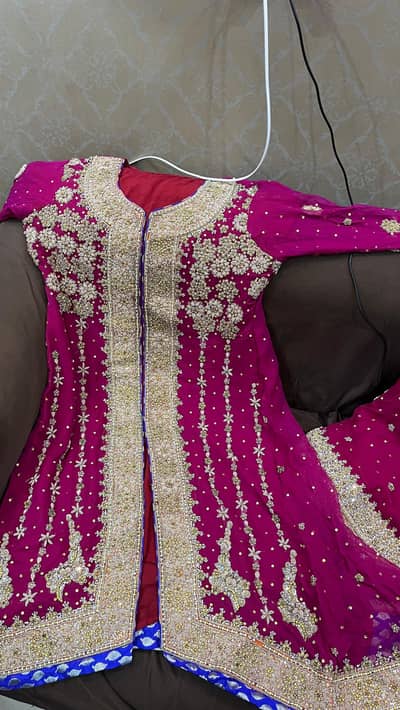 bridal lehanga 1 time use 10/10 condition