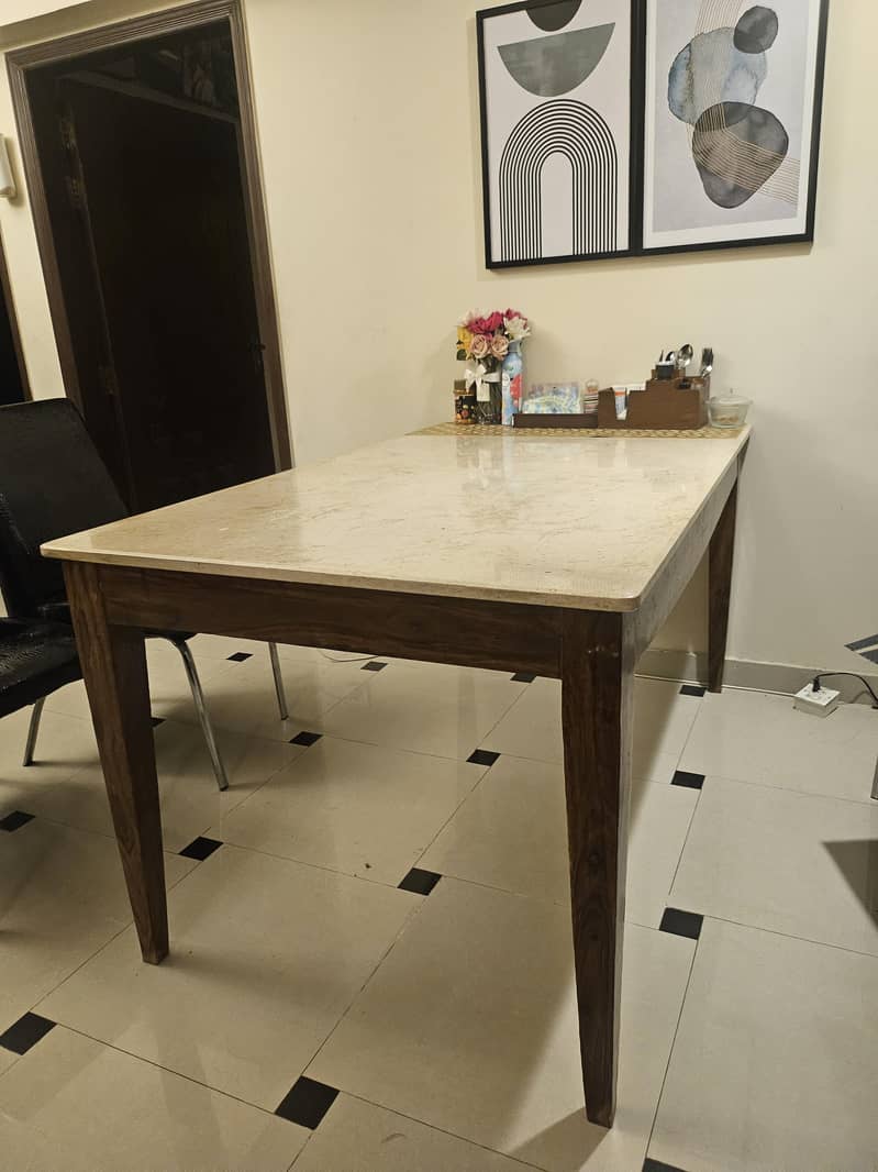 marble top dining table 0
