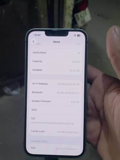 Iphone 13 128 gb non pra factory unlock 88 battery health