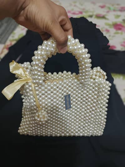 handmade Crystal bag of Care Bear Crystal moti parvek