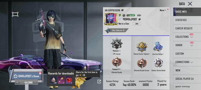 PUBG 70 level  price # 15000