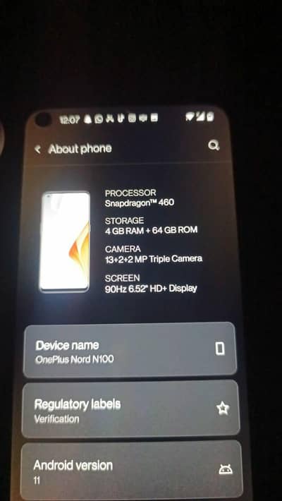 One Plus Nord N100