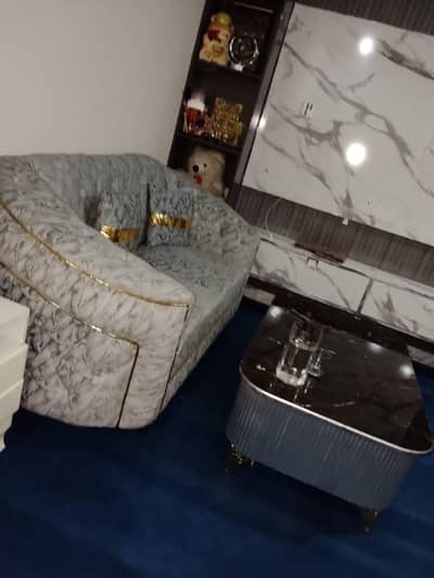 6 seater sofa set with table