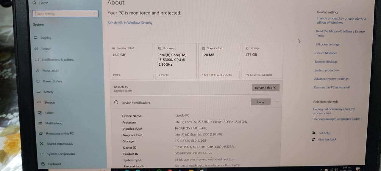 Dell Latitude E5550 8