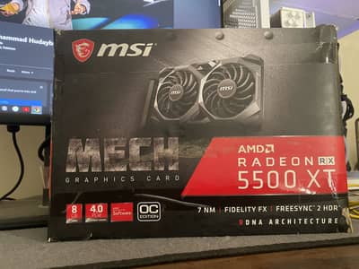 RX 5500xt MSI MECH with box (Repaired)