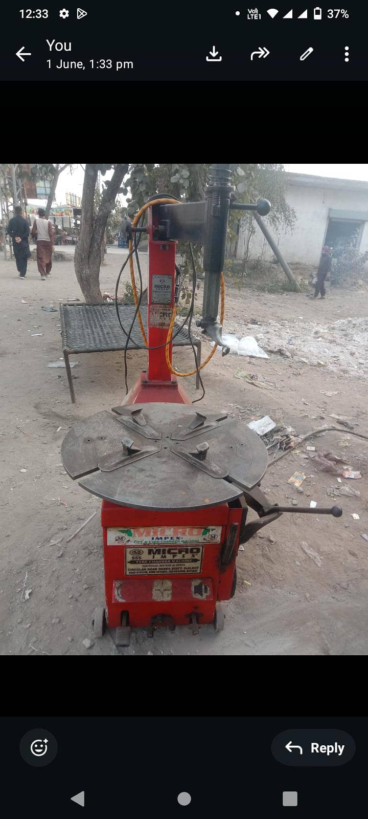 Tyre Changing Machine 1
