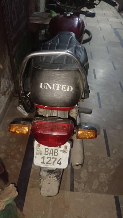 united bike red color