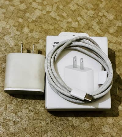iPhone 20w charger and Type C to C cable