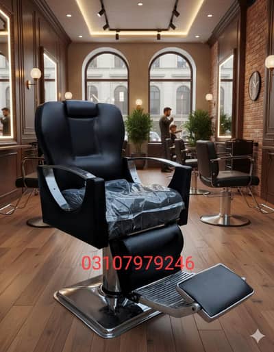 Barber chair/Cutting chair/ Shampoo unit/Trolly/Saloon Furniture.