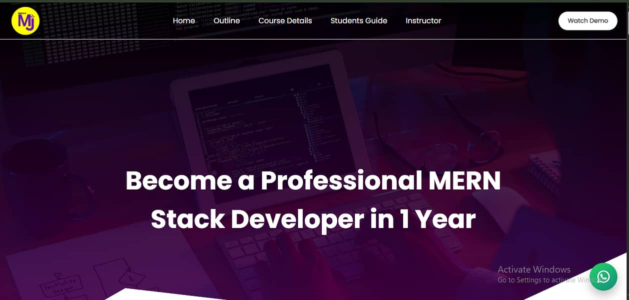1-Year Online MERN Stack Coding Course Only 5000 Single Fee 3