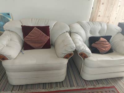7 seater leather sofa set