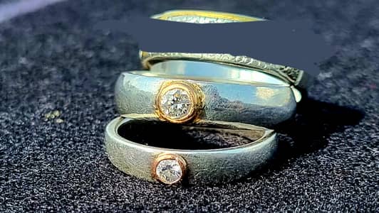 Couple Diamond Rings 100% Guaranteed Natural Diamonds