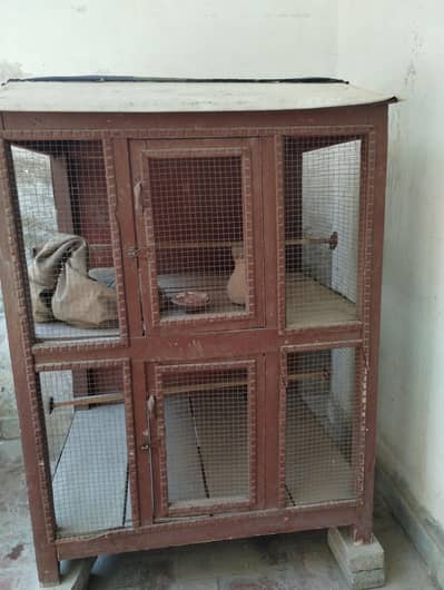 wooden cage