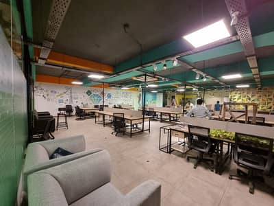 Fully furnished 18 marla office with lift for rent phase 1.
