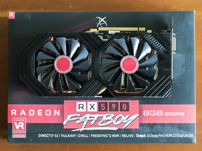 XFX Graphics Card RX 590 8GB With Box
