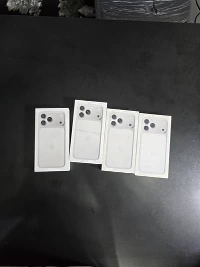 17 pro max jv 256gb non active box pack silver color