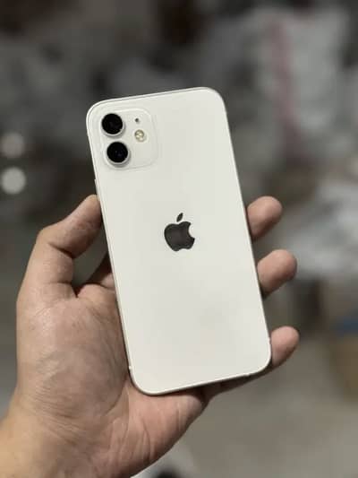 IPHONE 12 128gb WHITE PTA APPROVE