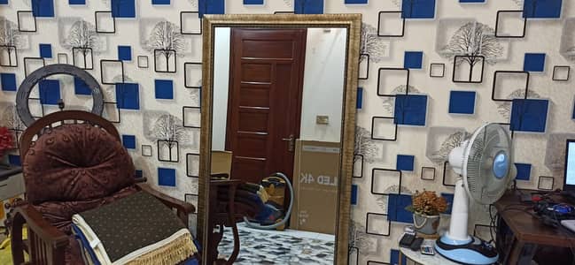 Standing Mirror with antique frame