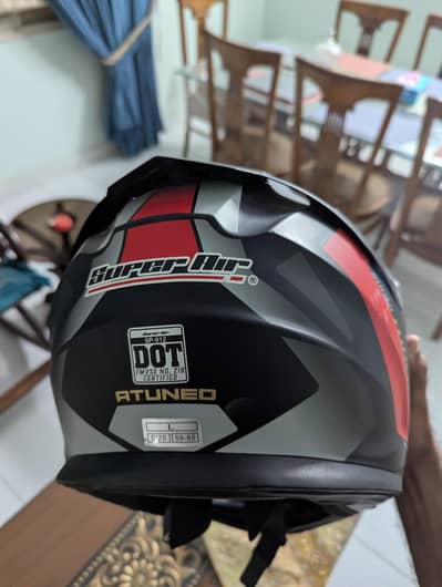 DOT Approved Super Air SP-912 Helmet – Like New Condition 