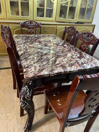 Dining table 6 seater
