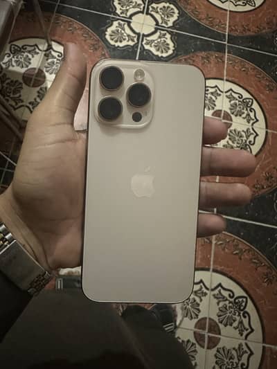 Iphone 16pro max non pta jv desert titanium