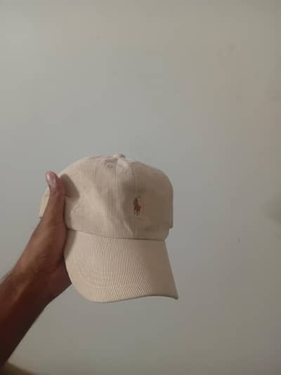 corduroy polo cap