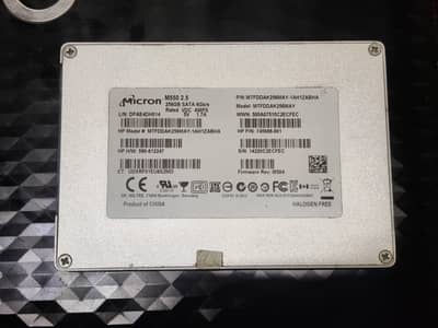 Micron M550 2.5-inch 256GB SATA  (SSD).