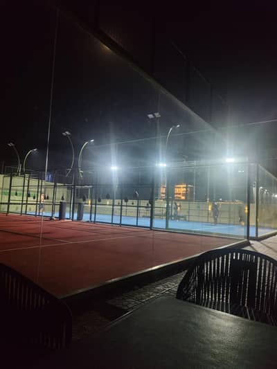 ball boy at padel court