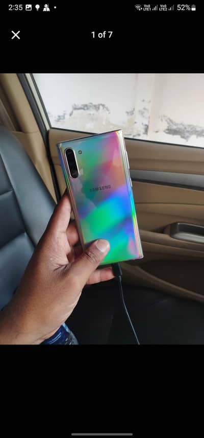 Samsung note 10 5g 12G 256Gb pta prove clear display urgently sale