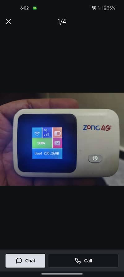 zong 4G wifi device