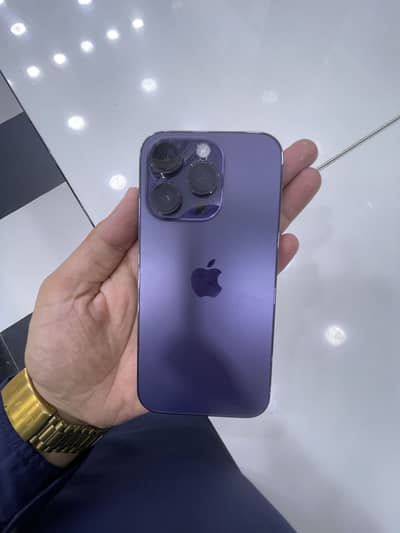 14 pro Non pta jv 256 Gb deep purple water pack