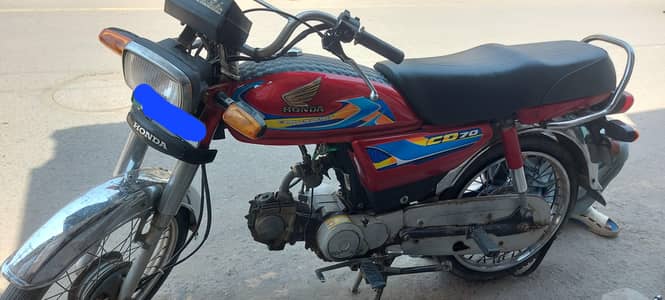 HONDA CD70 2017 MODEL FAISALABAD REG 1ST OWNER 03281010987