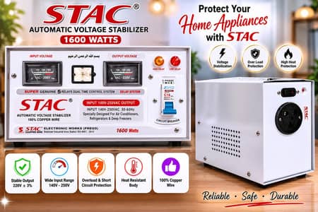 Automatic 1600; watts Stabilizer for Sale