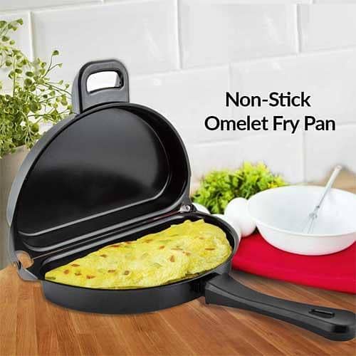 100% High Quality Non-stick Folding Omelette Frying Pan in pakistan