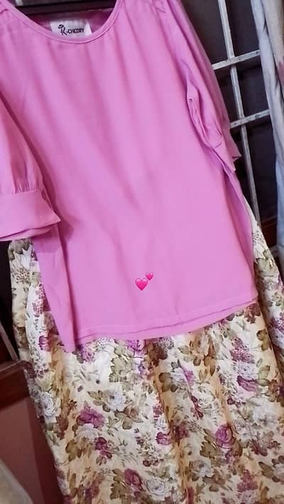 Floral Skirt shirt