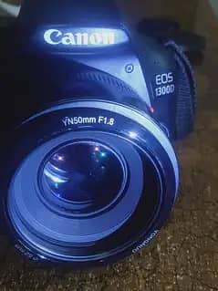 CANON 1300D Rebal T6 with YN 50mm 1.8 lens