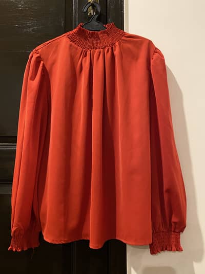 Used Red Women Top
