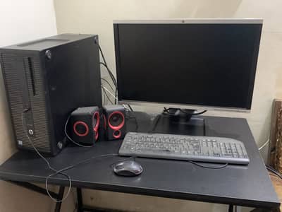 HP DESKTOP WITH 27 INCH LCD SEE PICTURES FOR DETAILS